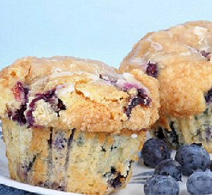 Diós-áfonyás muffin