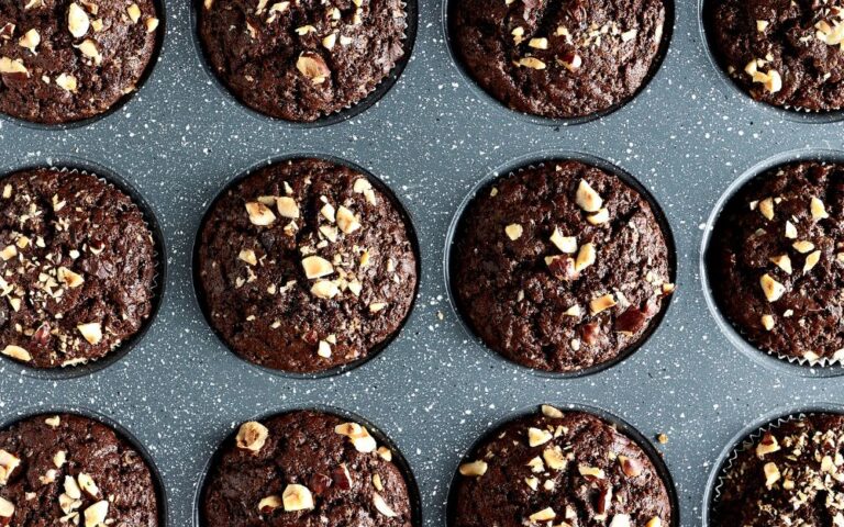 Csokis-mogyorós muffin