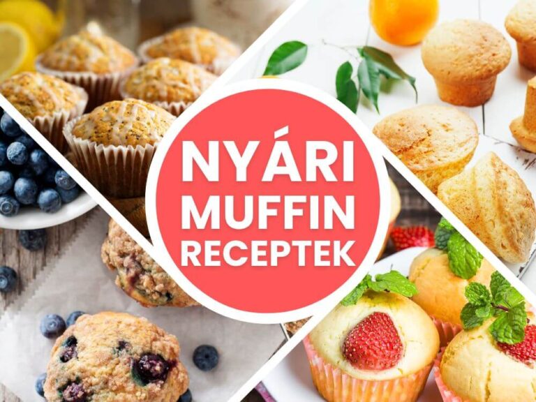 Nyári muffin receptek
